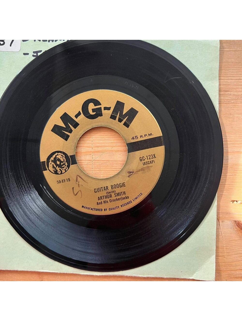 Arthur Smith and his Crackerjacks - Guitar Boogie/Mandolin Boogie 45rpm VG+ R08